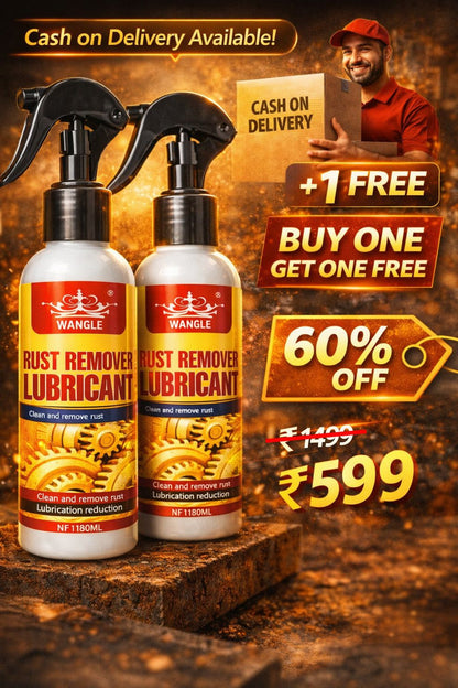 ⏳🏆Anti-Rust Lubricant Spray & Rust Remover | 🔥Buy 1 Get 1 Free🔥