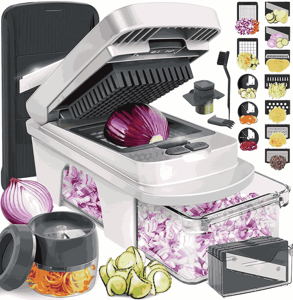 12-in-1 Vegetable, Fruit and Meat Chopper