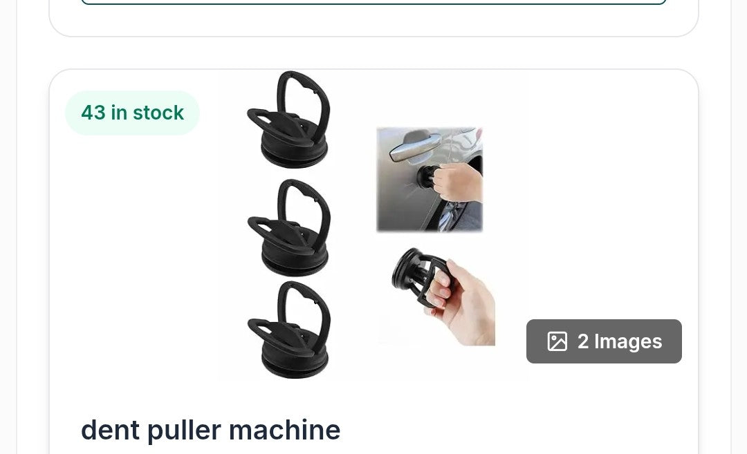 Dent puller machine