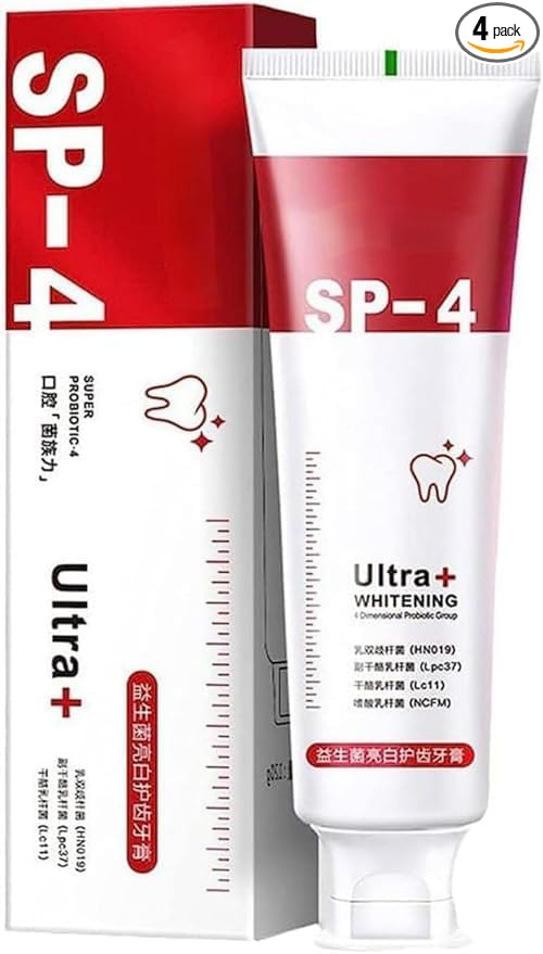 Sp-4 probiotic whitening toothpaste, Teeth Whitener Toothpaste (Buy 1 Get 1 Free)